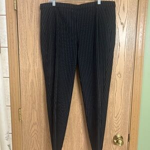 Pinstriped pants